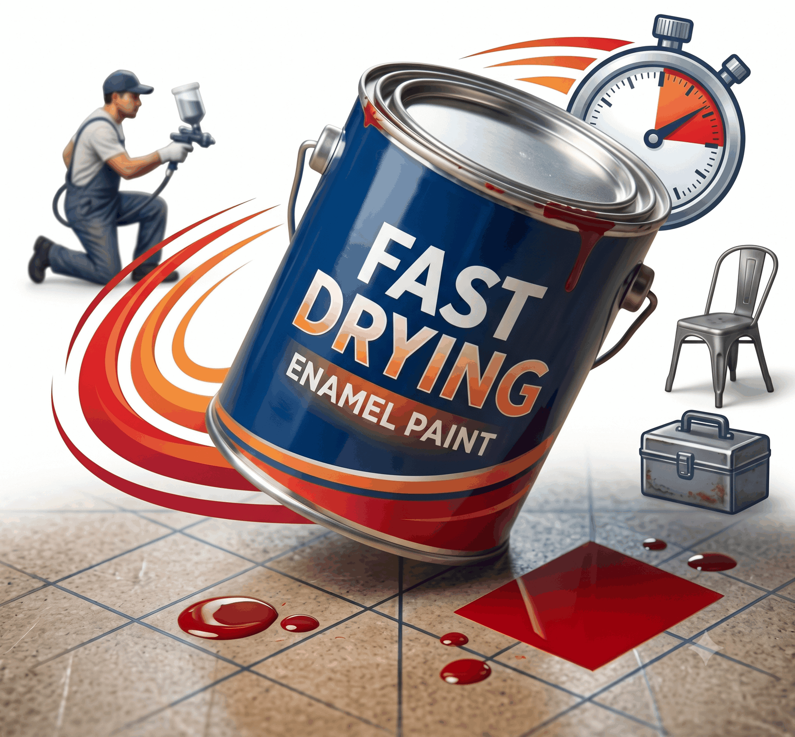 Fast Drying Enamel