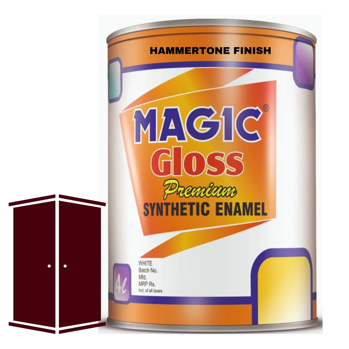 MAGIC PAINTS Hammertone Finish - Metallic Look & Texture Finish