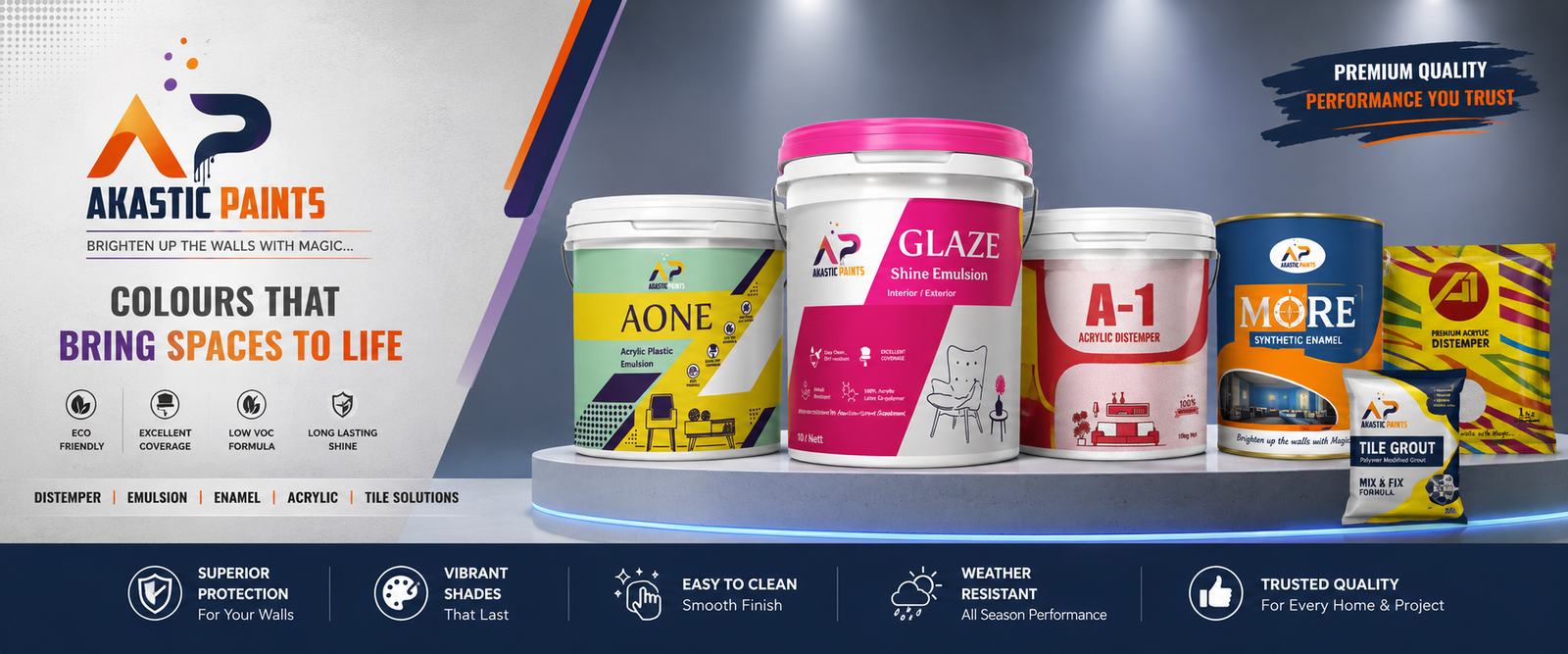 Akastic Paints